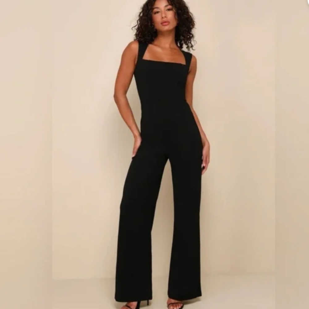 Lulu’s ‘Enticing Endeavors’ Black Jumpsuit